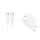 Joyroom JR-TCF20 USB-C PD 20W hálózati töltő - fehér + USB-C / US-6956116723118 1 kép