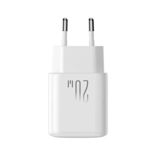 Joyroom JR-TCF20 USB-C PD 20W hálózati töltő - fehér + USB-C / US-6956116723118 3 kép