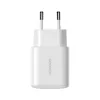 Joyroom JR-TCF20 USB-C PD 20W hálózati töltő - fehér + USB-C / US-6956116723118 5 kép