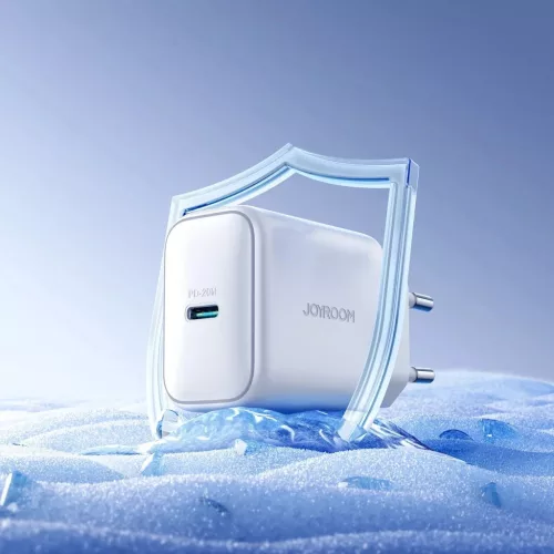 Joyroom JR-TCF20 USB-C PD 20W hálózati töltő - fehér + USB-C / US-6956116723118 10 kép