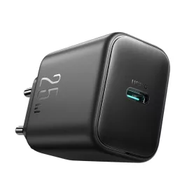 Joyroom JR-TCF23 USB-C 25W SFC / PPS / PD hálózati töltő - fekete-6956116722913 2 kép