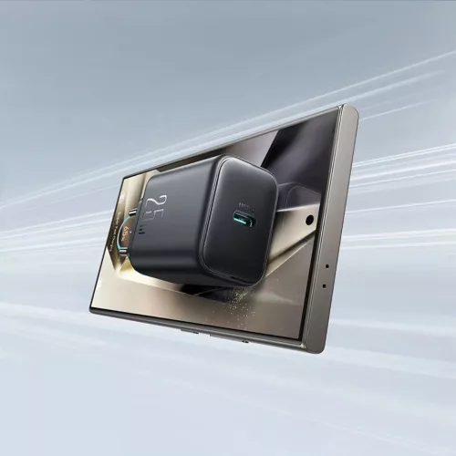 Joyroom JR-TCF23 USB-C 25W SFC / PPS / PD hálózati töltő - fekete-6956116722913 8 kép