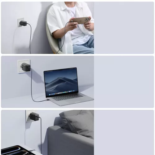Joyroom JR-TCG17 45W hálózati USB-C töltő adapter (EU csatlakozó)-6941237127099 5 kép