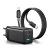 Hálózati töltő Joyroom JR-TG10 65 W GaN 2x USB-C + USB-A kábellel-6956116790172 1 kép