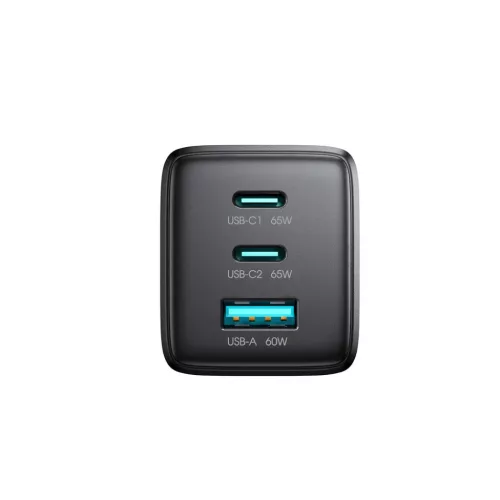 Hálózati töltő Joyroom JR-TG10 65 W GaN 2x USB-C + USB-A kábellel-6956116790172 6 kép