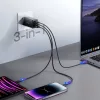 Hálózati töltő Joyroom JR-TG10 65 W GaN 2x USB-C + USB-A kábellel-6956116790172 9 kép