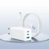 Joyroom JR-TG10 65W GaN 2x USB-C + USB-A hálózati töltő adapter 10-6956116790165 8 kép
