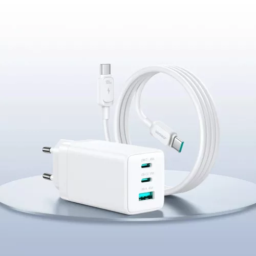 Joyroom JR-TG10 65W GaN 2x USB-C + USB-A hálózati töltő adapter 10-6956116790165 8 kép