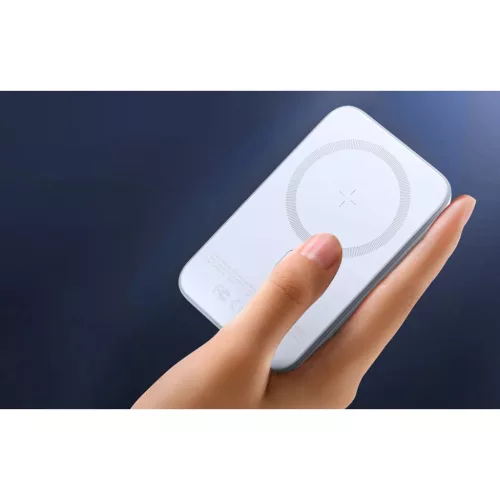 Mini Vezeték nélküli PowerBank 20W 10000mAh Joyroom JR-W020 (fehér-6941237119698 6 kép