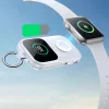 Joyroom JR-W19 5W Hordozható Óra Vezeték Nélküli Töltő Fehér-6956116781507 8 kép