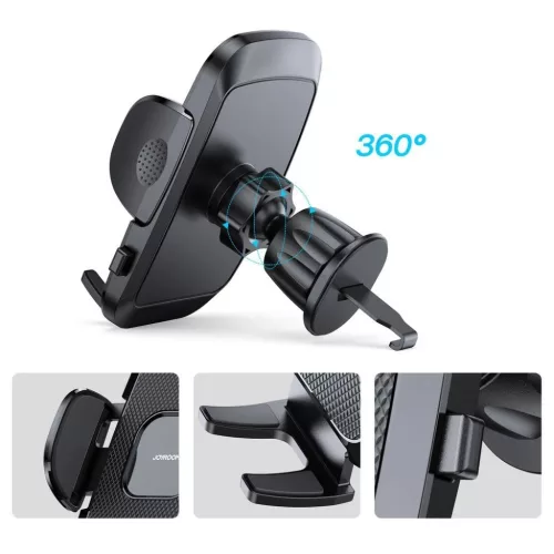 Joyroom Mechanikus autós telefontartó szellőzőre fekete (JR-ZS259)-6941237136268 4 kép