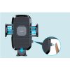 Joyroom Mechanikus autós telefontartó szellőzőre fekete (JR-ZS259)-6941237136268 7 kép
