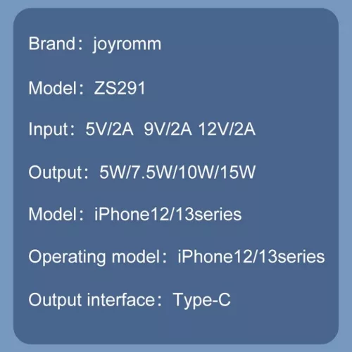 Joyroom autós tartó Qi vezeték nélküli indukciós töltéssel 15 -6941237197160 5 kép