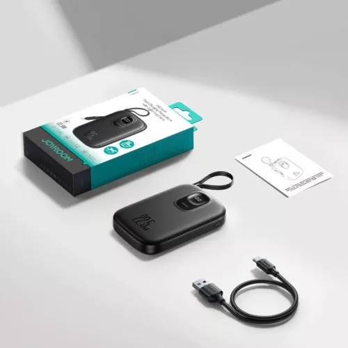 Joyroom JR-PBF18 22.5W 10000mAh Powerbank beépített Lightning kábel-6956116704308 4 kép