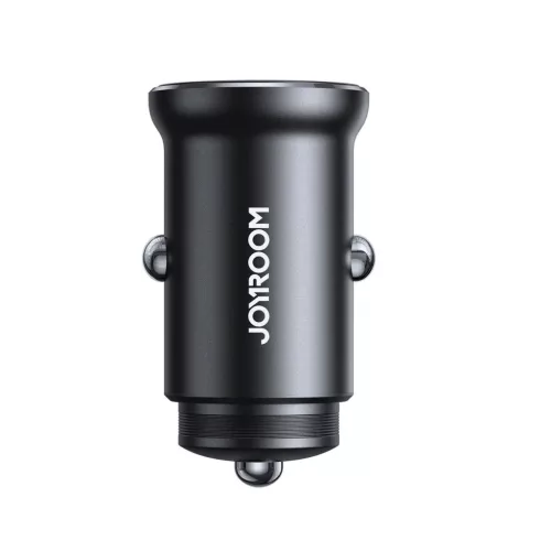 Joyroom JR-CCN06 30W 2x USB-C mini autós töltő fém - fekete-6941237112071 3 kép