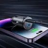Joyroom JR-CCN06 30W 2x USB-C mini autós töltő fém - fekete-6941237112071 7 kép