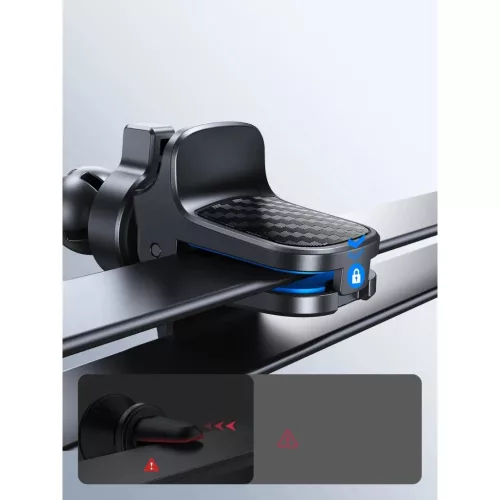 Joyroom szellőzőre erősíthető autós telefontartó fekete (JR-ZS3-6956116764838 10 kép