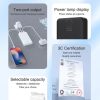 Powerbank Dudao K10 10000mAh 2.4A 2 x USB-A - fekete-6976625333943 3 kép
