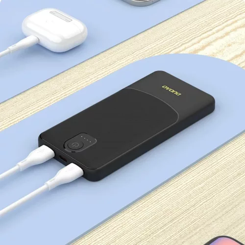 Powerbank Dudao K10 10000mAh 2.4A 2 x USB-A - fekete-6976625333943 5 kép
