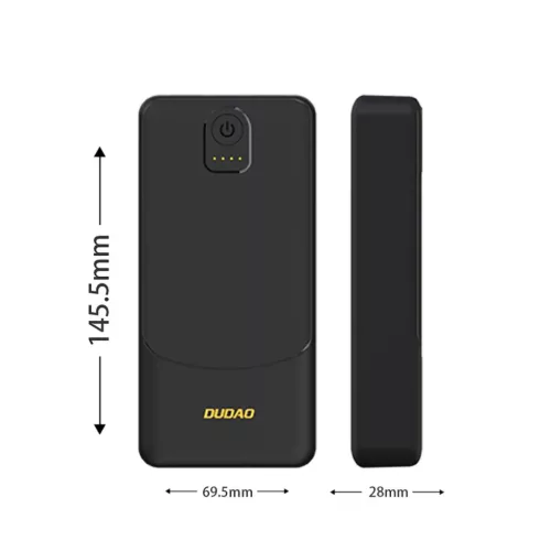 Dudao K10Pro külső akkumulátor 2,4 A 20000 mAh 2 x USB-A - fekete-6977196683826 4 kép