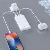 Dudao K10Pro külső akkumulátor 2,4 A 20000 mAh 2 x USB-A - fehér-6977196683819 2 kép