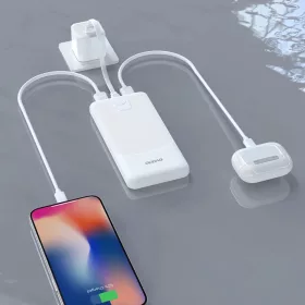 Dudao K10Pro külső akkumulátor 2,4 A 20000 mAh 2 x USB-A - fehér-6977196683819 2 kép