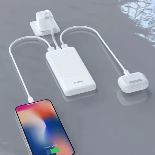 Dudao K10Pro külső akkumulátor 2,4 A 20000 mAh 2 x USB-A - fehér-6977196683819 2 kép