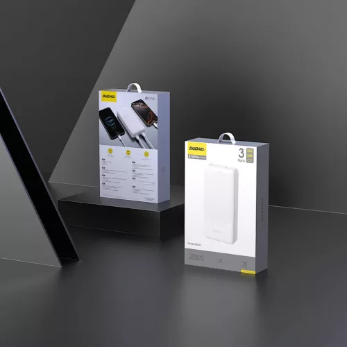 Dudao K10Pro külső akkumulátor 2,4 A 20000 mAh 2 x USB-A - fehér-6977196683819 4 kép