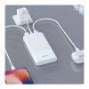 Dudao K10Pro 2.4A 20000mAh 2 x USB-A powerbank - fehér-6976625333967 2 kép