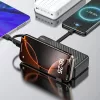 Dudao K11 Pro 20000mAh Powerbank beépített kábelekkel - Fekete-6977196681877 6 kép