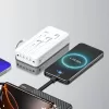Dudao K11 Pro 20000mAh Powerbank beépített kábelekkel - Fehér-6977196681884 2 kép