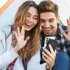 Dudao K11 10000mAh powerbank beépített kábelekkel - fekete-6977196681853 6 kép