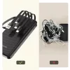 Dudao K11 10000mAh powerbank beépített kábelekkel - fekete-6977196681853 7 kép