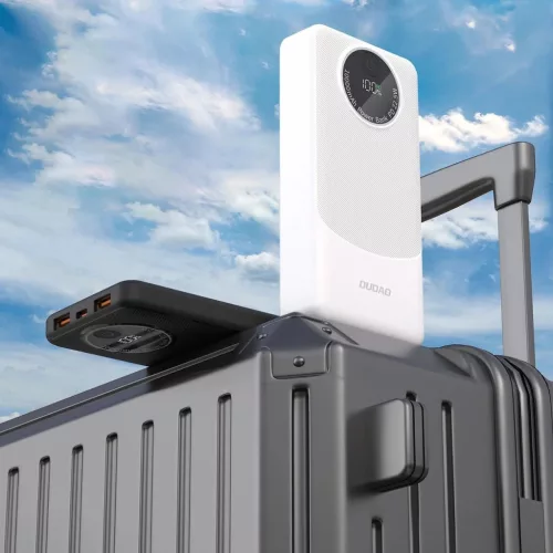 Powerbank Dudao K12 10000mAh PD22.5W USB-A, USB-C - fehér-6976625333875 3 kép