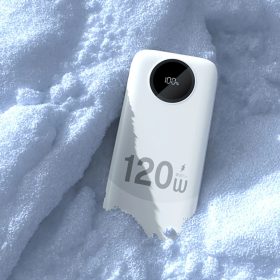 Dudao K13 10000mAh Powerbank beépített kábelekkel - Fehér-6977196682324 2 kép