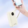 Dudao K14+ 22,5W 20000 mAh beépített type-C és lightning kábeles p-6977196680023 3 kép