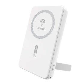   Powerbank Dudao K14S+ 10000mAh 20W USB-A / USB-C / MagSafe tartóval - fehér