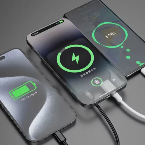 Dudao K14S Mágneses Power Bank 20W 5000mAh 1x USB-A 1x USB-C - Fekete-6977196685738 3 kép