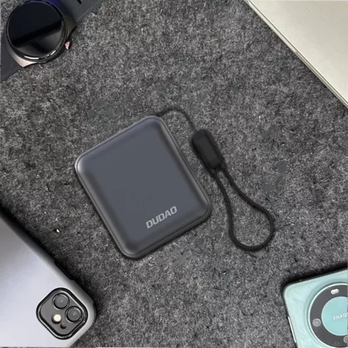 Dudao K22+ 10000mAh 22.5W USB-C powerbank szürke-6976625333912 3 kép