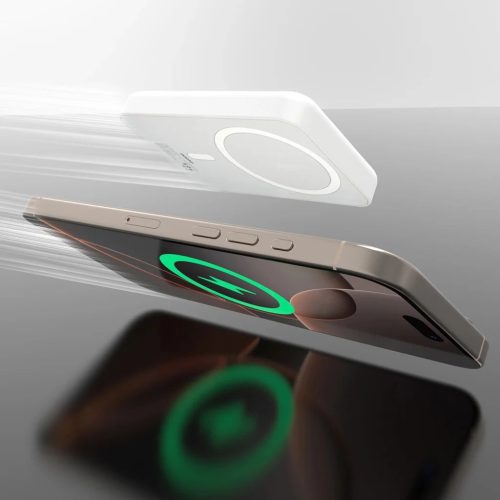 Powerbank Dudao K26S 5000mAh 20W USB-A / USB-C / MagSafe - fehér mags-6976625333738 5 kép