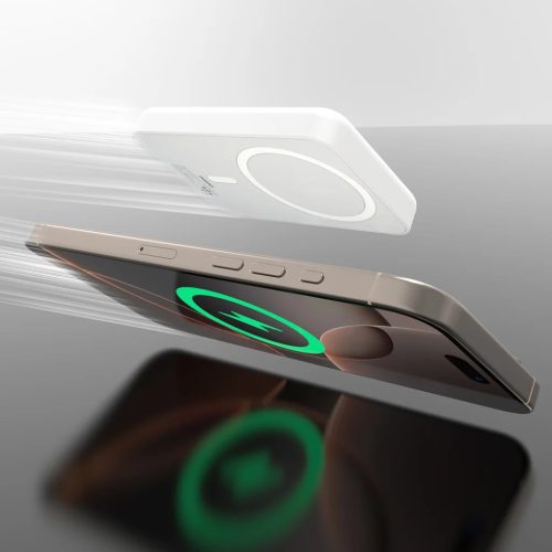 Dudao K26 Power Bank 10000mAh 20W USB-A / USB-C / MagSafe - Fehér-6977196683703 3 kép