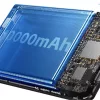Dudao K29 10000mAh PD 20W MagSafe Power Bank fém tokkal, állvánnyal-6977196680245 4 kép