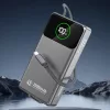 Powerbank Dudao K31 Pro 45W 20000mAh beépített, visszahúzható USB--6977196682010 3 kép