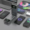 Powerbank Dudao K31 Pro 45W 20000mAh beépített, visszahúzható USB--6977196682010 8 kép