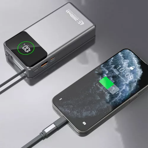 Powerbank Dudao K31 Pro 45W 20000mAh beépített, visszahúzható USB--6977196682010 10 kép