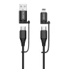 KAKU Kábel KSC-654 Tuojie 4 az 1-ben - USB + Type C to Type C + Light-6921042119304 2 kép