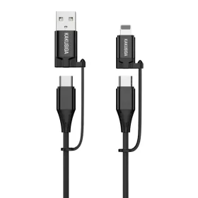 KAKU Kábel KSC-654 Tuojie 4 az 1-ben - USB + Type C to Type C + Light-6921042119304 2 kép