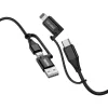 KAKU Kábel KSC-654 Tuojie 4 az 1-ben - USB + Type C to Type C + Light-6921042119304 4 kép