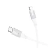 Borofone Kábel BX101 Creator - Type C to Type C - 60W 3A 1 méter feh-6941991108303 2 kép