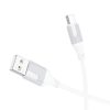 Borofone BX101 Creator kábel - USB Type-C - 3A 1 méter, fehér-6941991108280 2 kép